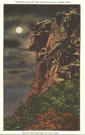 The Old Man of the Mountains by Moonlight