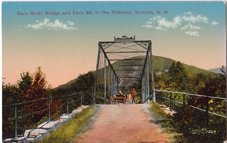 Saco River Bridge & Cave Mountain Bartlett, N.H.