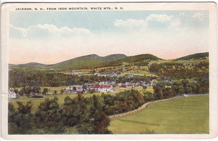 Jackson N.H., from Iron Mountain White Mts., N.H.