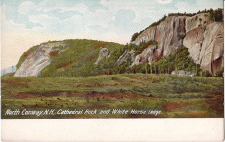 North Conway N.H., Cathedral Rock and White Horse Ledge