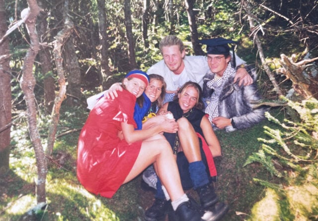 Greenleaf 1995, Left to Right: Deirdre Vander Schaaf, Elizabeth Darlington (HM), Tom Brex, Nicole Marcoe, Stephen Engle (AHM)