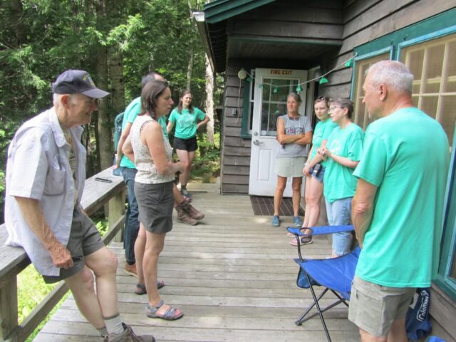 Schroeder provides a history of the OHA to the assembled guests