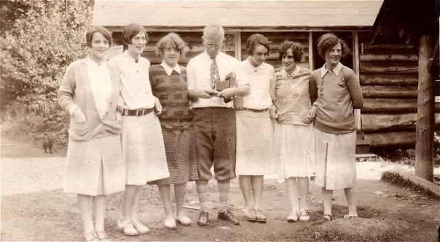AMC President George Rust With Secretaries from Tenney 1923