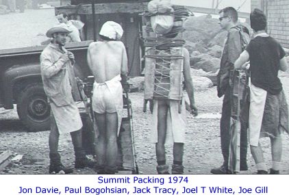 Summit Packing 1974 – Jon Davie, Paul Bogohsian, Jack Tracy, Joel T White, Joe Gill.